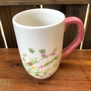 FTD Floral & Butterfly Ceramic Jumbo Coffee Mug